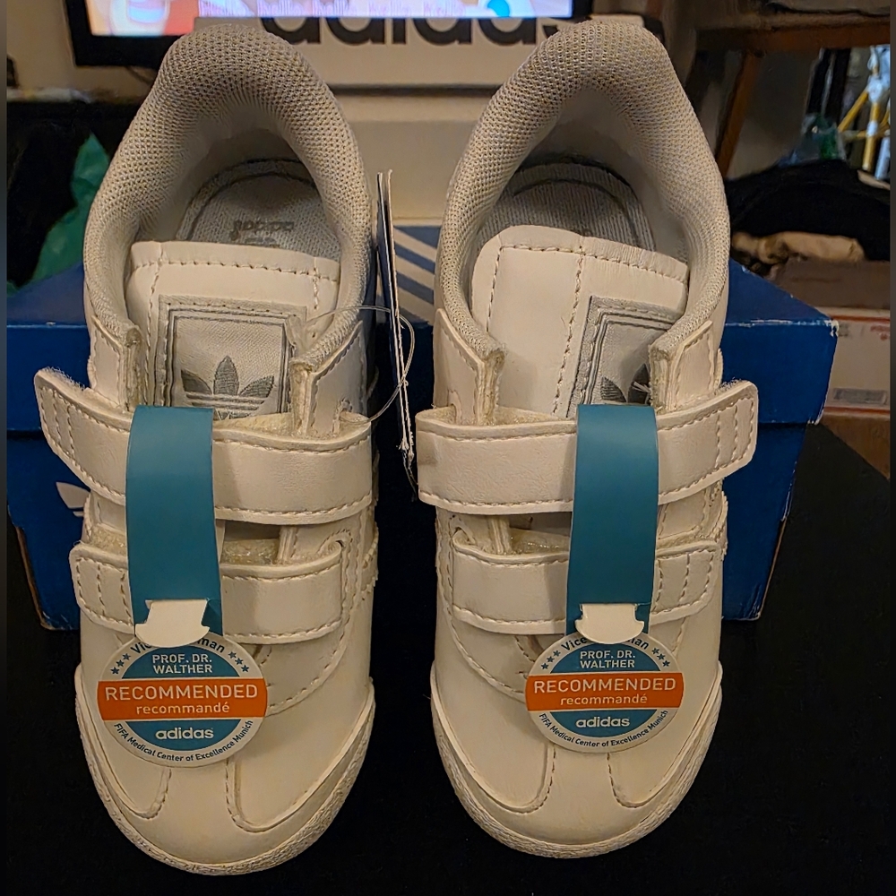 ADIDAS Samoa‎ CF I White  G99722 Toddler shoes 8K